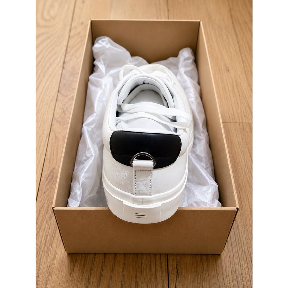 NIB Clearweather Continental White Black Men’s Sneakers Size 11.5 - Picture 4 of 5